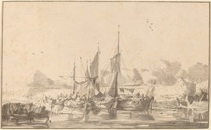Canal em Utrecht, 1771, publicado em 1787.