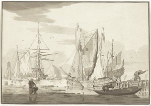 Descarregamento de navios atracados de Bernhard Schreuder