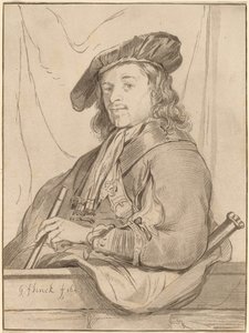 Man at the Parapet, 1773, publicado em 1774. de Bernhard Schreuder