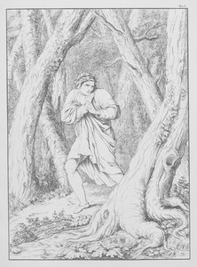 A Divina Comédia de Dante, Inferno (Inferno), Placa I (litografia)