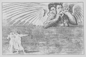 A Divina Comédia de Dante, Inferno (Inferno), Placa XLIV (litografia) de Bernhard Schuler