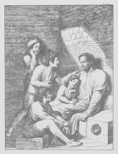 A Divina Comédia de Dante, Inferno (Inferno), Placa XLI (litografia) de Bernhard Schuler