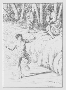 A Divina Comédia de Dante, Inferno (Inferno), Placa XXVII (litografia) de Bernhard Schuler
