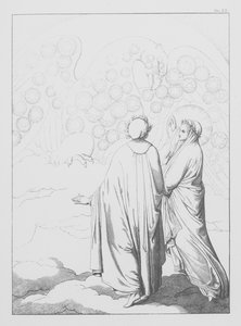 A Divina Comédia de Dante, Paradiso (Céu), Placa XX (litografia)