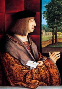 Retrato de Maximiliano I da Áustria de Bernhard Strigel