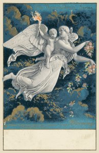 Manhã (cor litho) de Bertel (after) Thorvaldsen