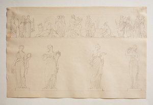 Apolo, as Graças e as Musas de Bertel Thorvaldsen