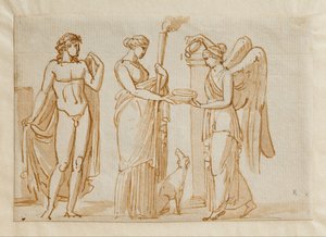 Baco, Diana e Vitória () de Bertel Thorvaldsen