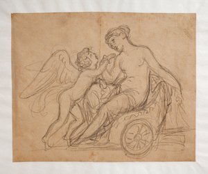 Cupido reclama com Vênus sobre uma picada de abelha de Bertel Thorvaldsen