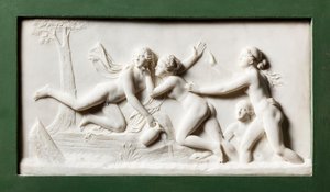 Hilas raptado por ninfas do rio de Bertel Thorvaldsen