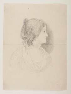 Retrato de uma mulher (Marie Puggaard?) de Bertel Thorvaldsen