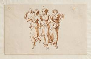 Três Bacantes Dançantes de Bertel Thorvaldsen