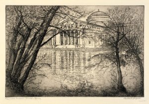 Edifício de Belas Artes - primavera de Bertha E. Jaques