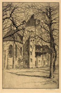 Edifício alemão, Chicago de Bertha Evelyn Jaques