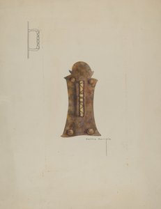 Maçaneta da porta de ferro de Bertha Semple