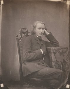 Johannes Brahms, Leipzig, 1853 (foto) de Bertha Wehnert Beckmann