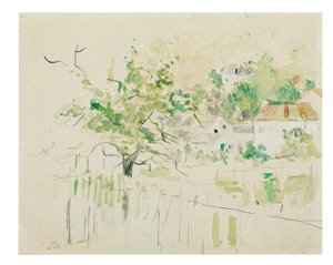 Bougival, 1884 de Berthe Morisot