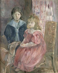 Retrato duplo de Charley e Jeannie Thomas, filhos do primo do artista, Gabriel Thomas, 1894
