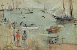 Hafenszene, Ilha de Wight de Berthe Morisot
