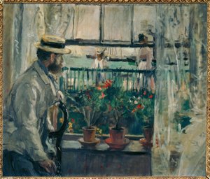 Interieur, Ilha de Wight de Berthe Morisot