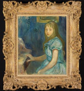 Lucie Léon no Piano de Berthe Morisot