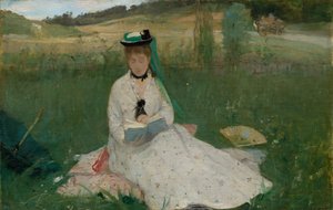 Reading, 1873. de Berthe Morisot