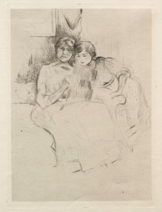 Desenhando. de Berthe Morisot