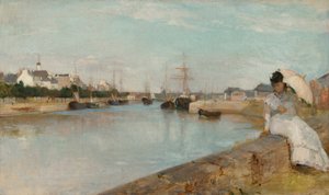 O porto de Lorient de Berthe Morisot