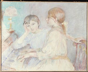 O piano, 1888 de Berthe Morisot