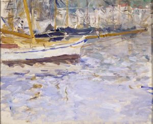 O porto de Nice, inverno de 1881 -82 (óleo sobre tela) de Berthe Morisot