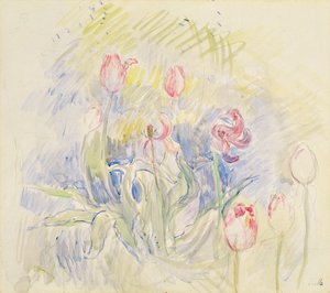 Tulipas, 1890 de Berthe Morisot