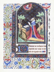 David em oração, c.1460 de Besancon School