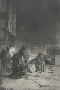 Interior de uma Igreja em Milão Interior de uma Igreja em Milão [sic], c. 1874.