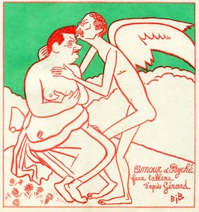 Edouard Herriot e Leon Blum em "Le Charivari" de Bib (1856 1946)