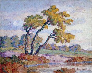 Paisagem do Kansas de Birger Sandzen