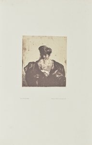 [Velho com barba, gorro de pele e capa de veludo]. de Bisson Frères