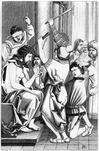 A zombaria de Cristo, século XVI, 1849. de Bisson and Cottard