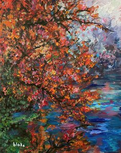 Rio Autumn, c.2021 (Acrílico sobre tela) de Blake Munch