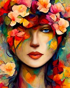 Dreaming In Posy, c.2022 (Arte Digital) de Blake Munch