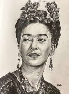 Frida Kahlo, c.2021 (Lápis sobre papel)