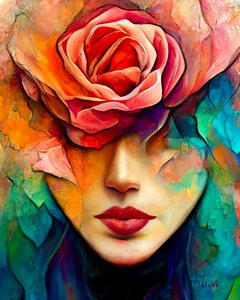 Kiss From A Rose, c.2022 (Arte Digital) de Blake Munch