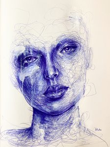 Love On The Rocks, c.2021 (Caneta sobre papel) de Blake Munch