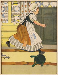 Canção infantil: Três ratos cegos (litografia a cores) de Blanche Fisher Wright