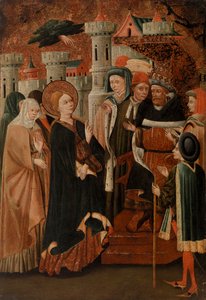 Santa Catarina de Sena perante o Papa Gregório XI