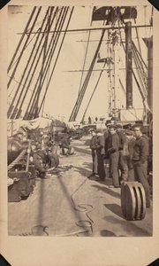 USS New Hampshire, c. 1864-1865 (foto) de Blauvelt & Hubbard