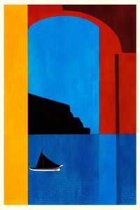 Veleiro Azul do Mediterrâneo de Bo Anderson