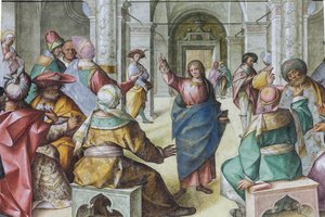 Jesus entre os Escribas de Boccaccio Boccaccino