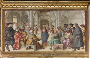 Presbitério, Oitava Espanha Norte, Disputa de Jesus, Boccaccio Boccaccino de Boccaccio Boccaccino
