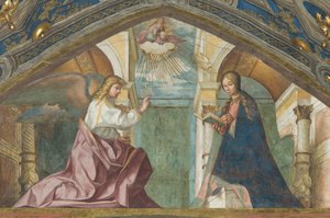 Soprano, Boccaccio Boccaccino, Anunciação 1506-07