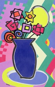 Vaso Azul, 2003 de Bodel Rikys